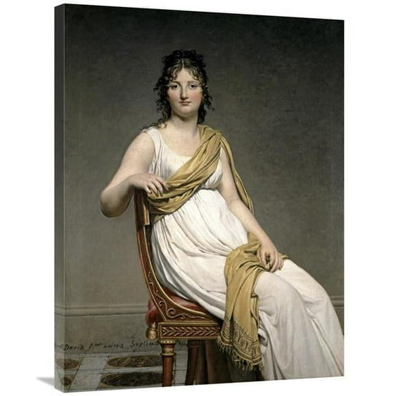 Global Gallery Portrait De Madame Verninac Art Print - Jacques-Louis David