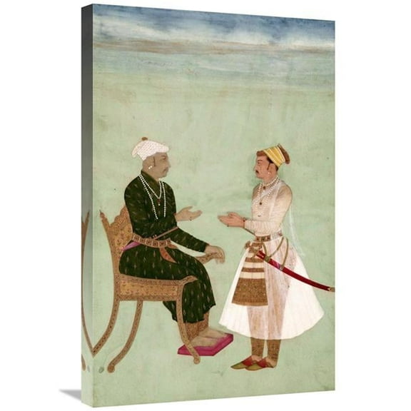 Global Gallery  Portrait of Marharja Jai Singh Art Print - Ustad Murad Bikaner - 30in.
