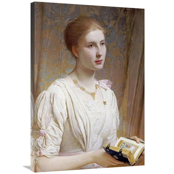 Global Gallery Portrait of Miss Helen Lindsay Art Print - Charles Edward Perugini
