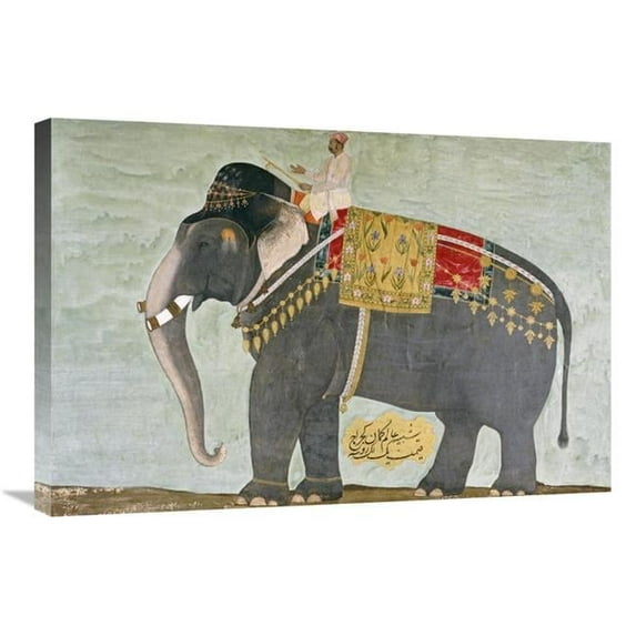 Global Gallery Portrait of the Elephant Alam-Guman Gajraj Art Print - Mughal - 30in.