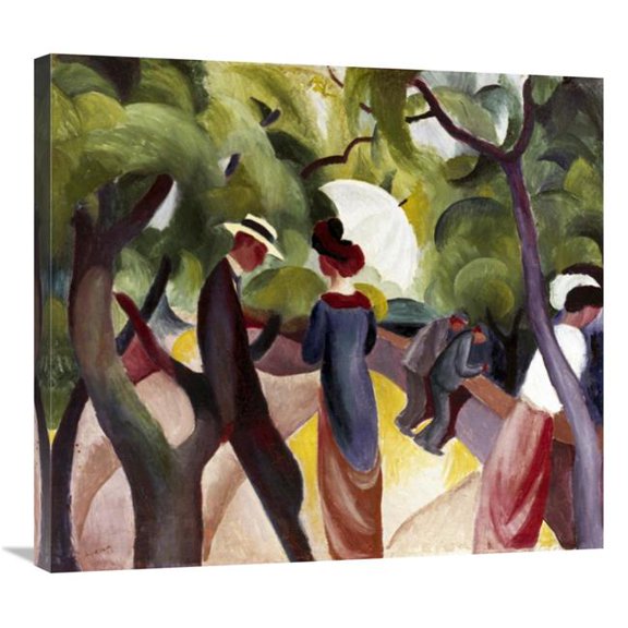 Global Gallery  Promenade Art Print - August Macke - 30in.