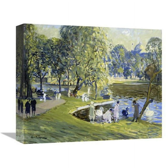 Global Gallery Public Garden - Boston Art Print - Arthur Clifton Goodwin
