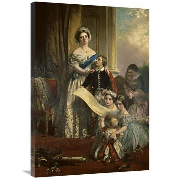 Global Gallery Queen Victoria & Her Children Art Print