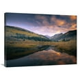 thumbnail image 1 of Global Gallery  Ragged Peak & Chair Mountain Reflected in Lake - Raggeds Wilderness - Colorado Art Print - Tim Fitzharris, 1 of 1