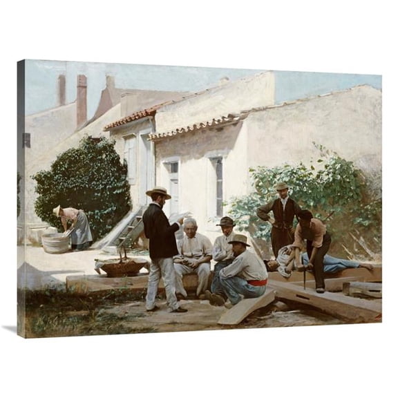 Global Gallery Reading the Newspaper Art Print