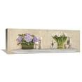 thumbnail image 1 of Global Gallery  Remy Dellal 'Memoires du Jardin' Stretched Canvas Artwork - Blue, 1 of 5