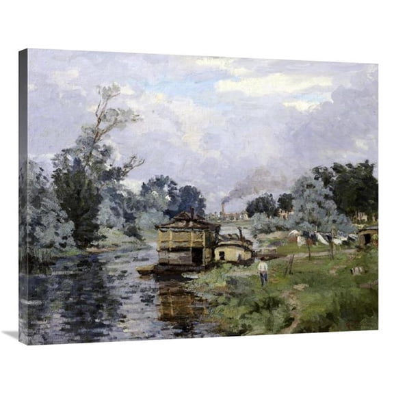 Global Gallery  River Landscape Art Print - Armand Guillaumin