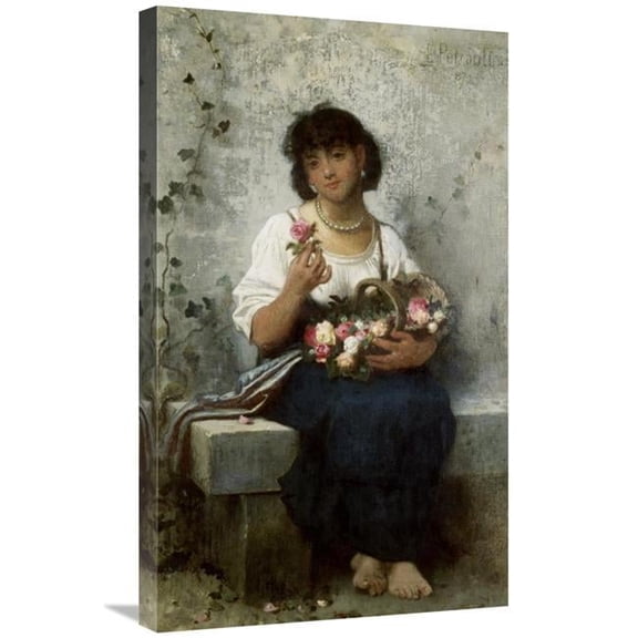 Global Gallery Rose Seller Art Print