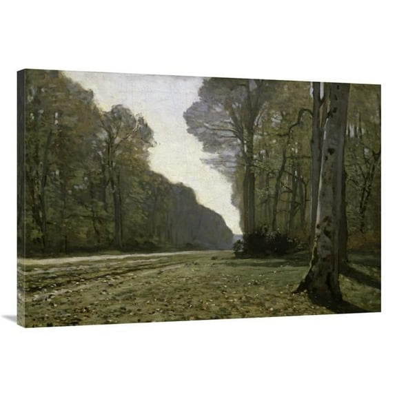 Global Gallery  Route Du Bas Breau Art Print - Claude Monet - 40in.