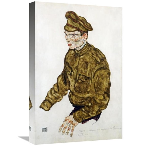 Global Gallery Russian Prisioner of War Art Print - Egon Schiele