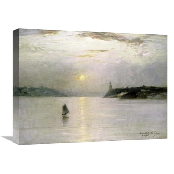 Global Gallery Sailing on the Hudson Art Print - Bayard Henry Tyler