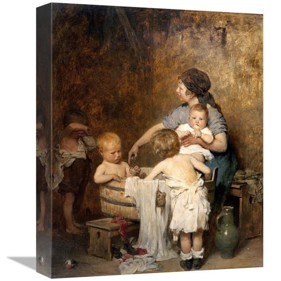 Global Gallery Saturday Night Art Print 16 in.