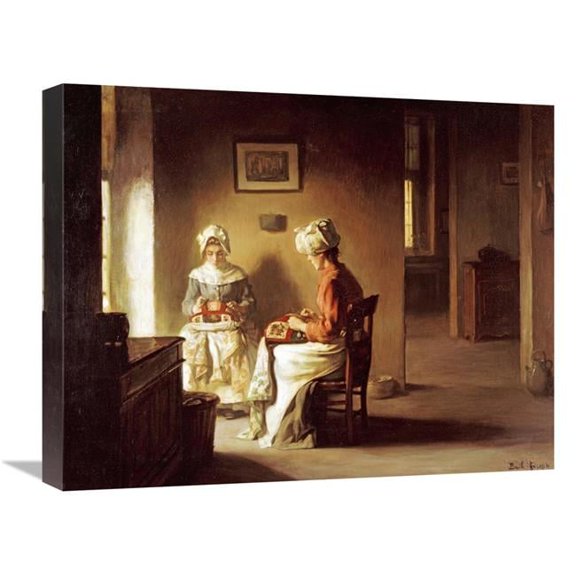 Global Gallery Seamstresses in an Interior Art Print - Joseph Bail