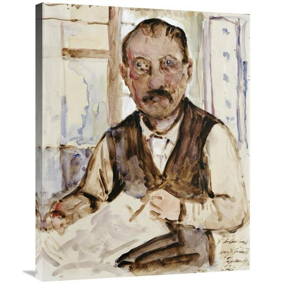 Global Gallery Self Portrait Art Print - Lovis Corinth