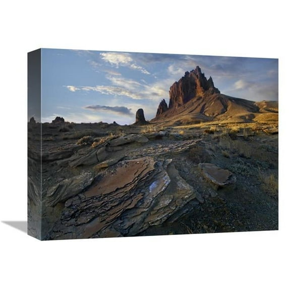 Global Gallery Shiprock - the Basalt Core of An Extinct Volcano - New Mexico Art Print - Tim Fitzharris