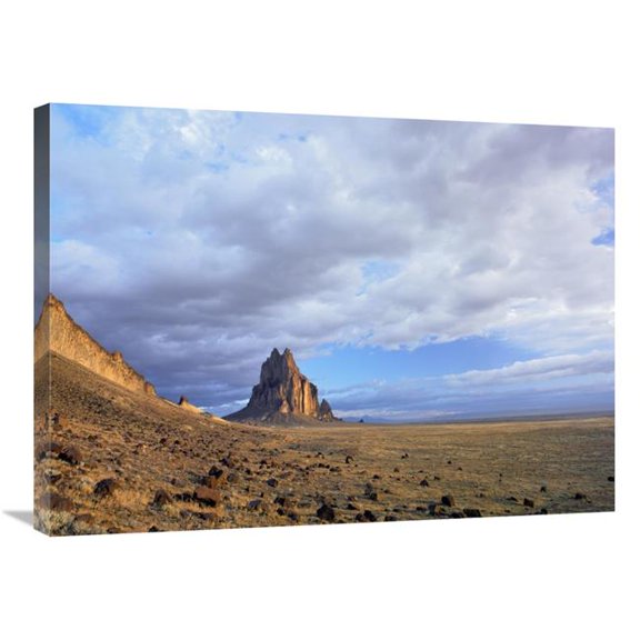 Global Gallery Shiprock - the Basalt Core of An Extinct Volcano - New Mexico Art Print - Tim Fitzharris