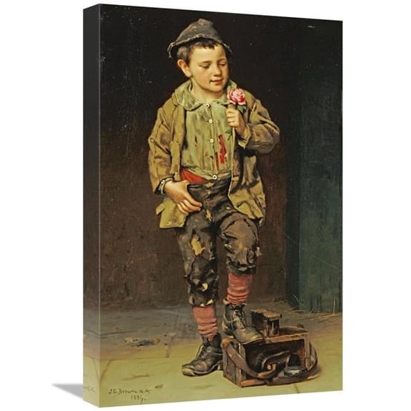 Global Gallery  Shoeshine Boy Art Print