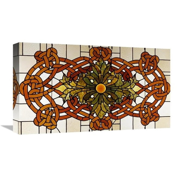 Global Gallery  Skylight Panel for the Theatre of the Auditorium Building - Chicago - Illinois Art Print - Sullivan - 22in.