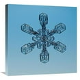thumbnail image 1 of Global Gallery  Snowflake Seen Through Microscope Art Print - Steve Gettle, 1 of 1