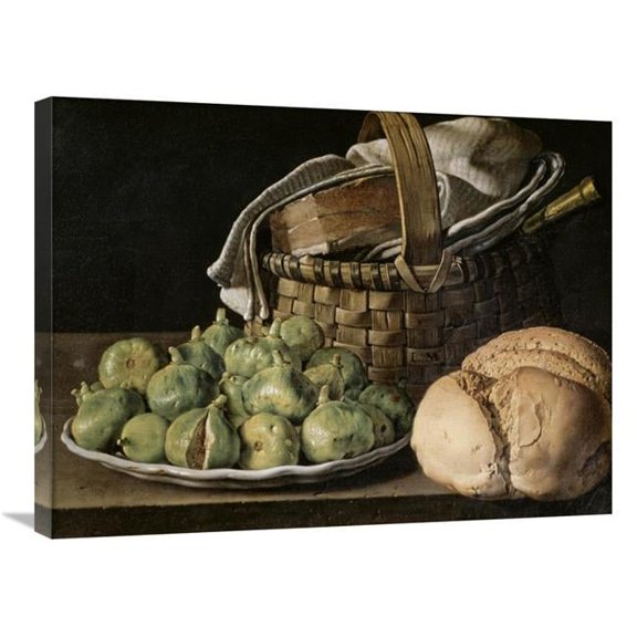 Global Gallery Still Life with Figs Art Print - Luis Egidio Melendez