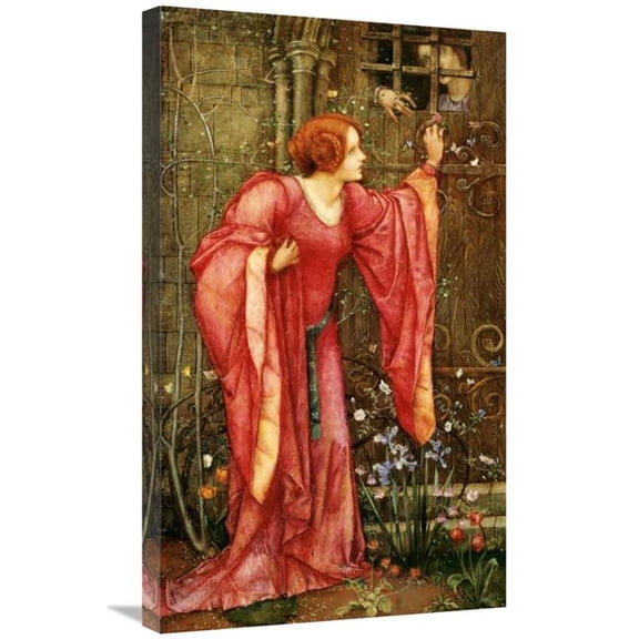 Global Gallery Stone Walls Do Not a Prison Make - Nor Iron Bars a Cage Art Print - Edward Reginald Frampton