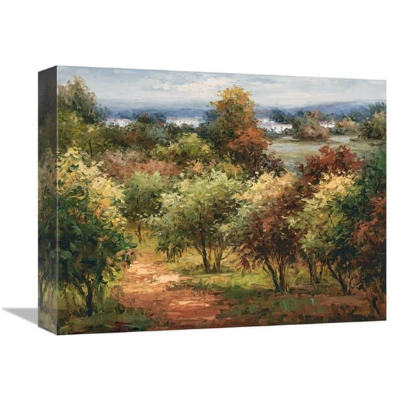 Global Gallery  Sun Dappled Country Road Art Print - Hulsey - 12in. x 16in.