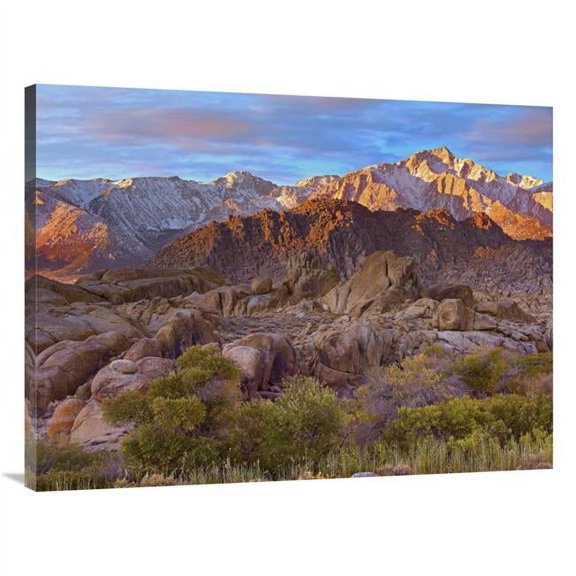 Global Gallery Sun Illuminating the Alabama Hills - California Art Print