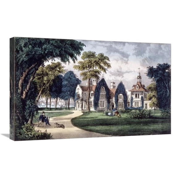 Global Gallery Sunnyside - On the Hudson Art Print