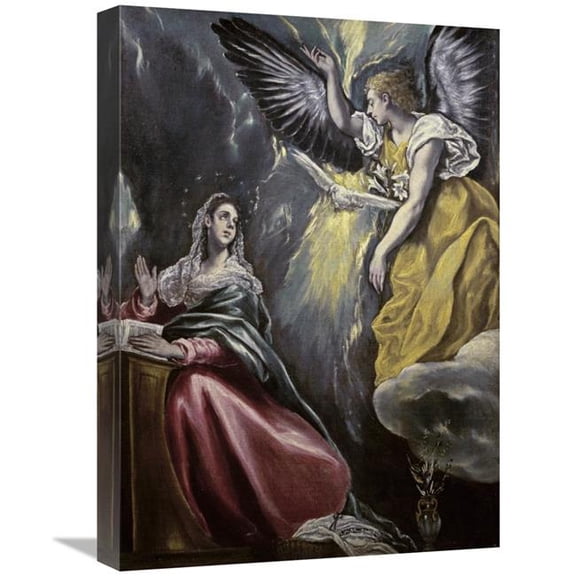 Global Gallery  The Annunciation Art Print - El Greco - 22in.