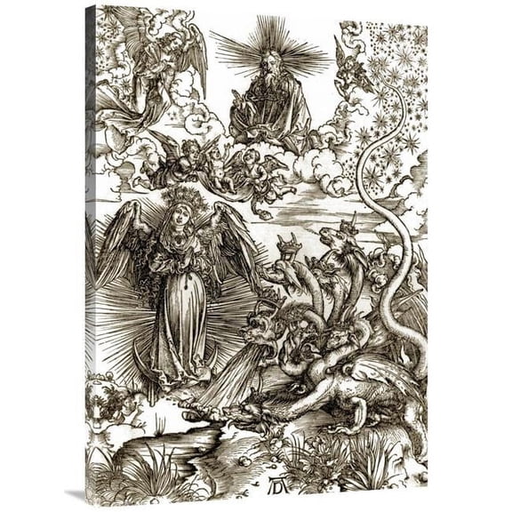 Global Gallery The Apocalyptic Woman Art Print - Albrecht Durer