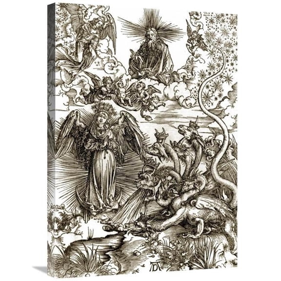Global Gallery The Apocalyptic Woman Art Print - Albrecht Durer