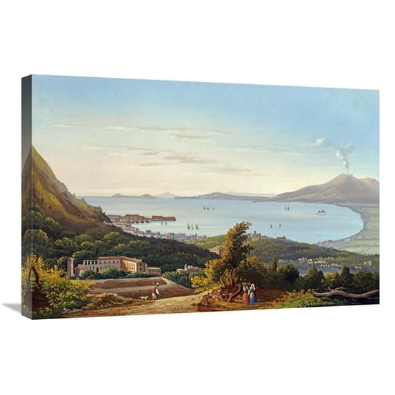 Global Gallery The Blue Grotto at Capri Art Print - Neapolitan School - 30in.