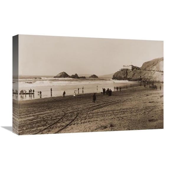 Global Gallery The Cliff House - San Francisco - About 1879-1880 Art Print