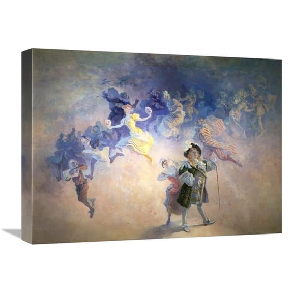 Global Gallery The Comedy Art Print - Jules Cheret - 22in.