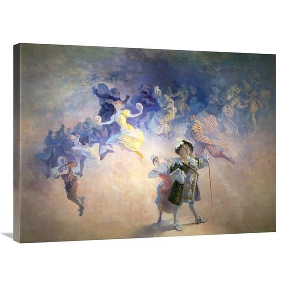 Global Gallery The Comedy Art Print - Jules Cheret - 36in.