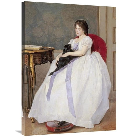 Global Gallery The Confidante Art Print - Gustave De Jonghe