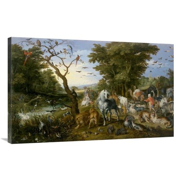 Global Gallery  The Entry of the Animals Into Noahs Ark Art Print