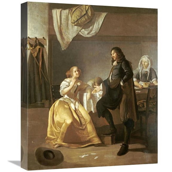 Global Gallery The Interior of a Brothel Art Print