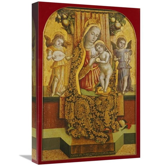 Global Gallery The Madonna & Child Art Print - Vittore Crivelli - 22in.