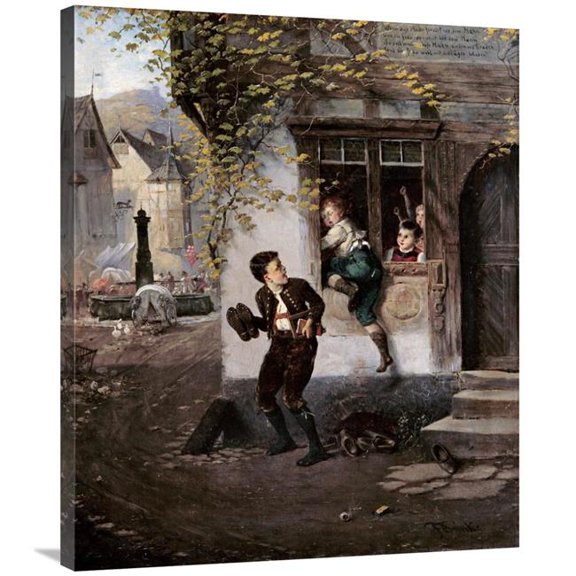 Global Gallery  The Naughty Schoolboys Art Print 36 in.