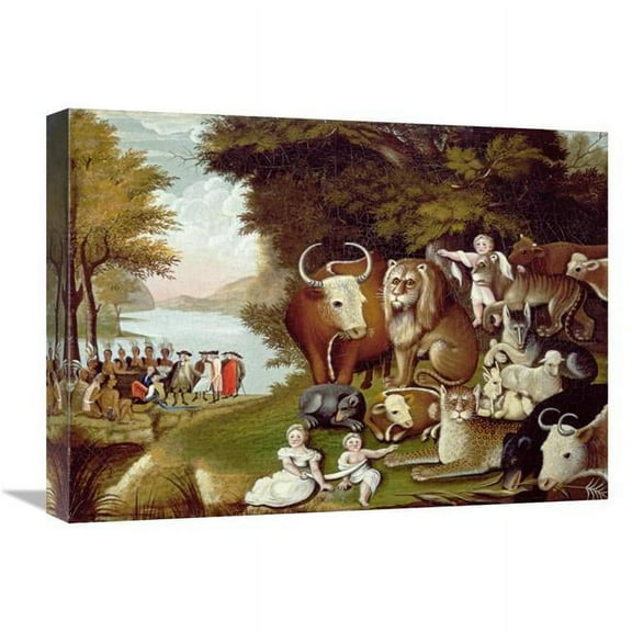 Global Gallery  The Peaceable Kingdom - II Art Print - Edward Hicks