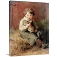 thumbnail image 1 of Global Gallery  The Pet Rabbit Art Print - Felix Schlesinger, 1 of 1