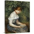 thumbnail image 1 of Global Gallery  The Reader - A Young Girl Seated Art Print - Pierre-Auguste Renoir, 1 of 1