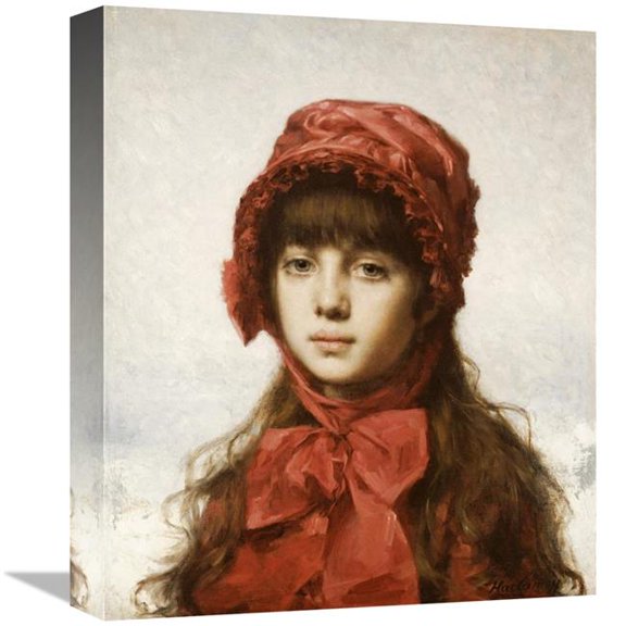 Global Gallery The Red Bonnet Art Print 16 in.