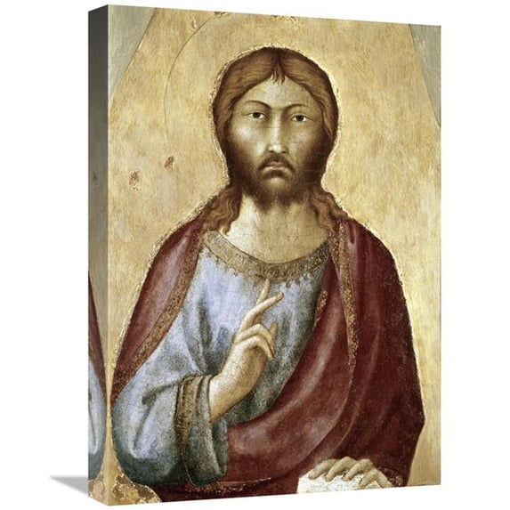 Global Gallery The Redeemer Conferring a Blessing Art Print - Simone Martini