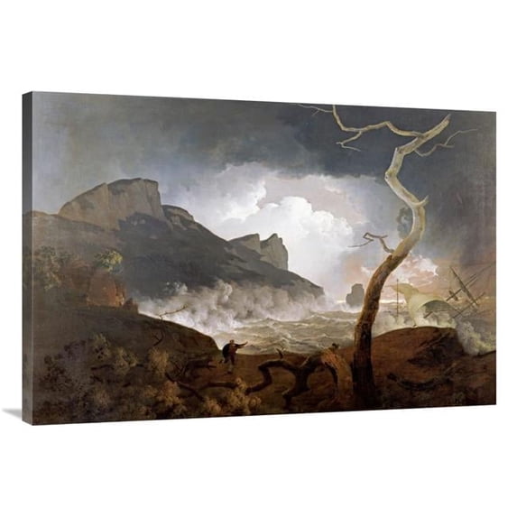 Global Gallery The Storm - Antigonus Pursued by the Bear Art Print - Joseph Wright