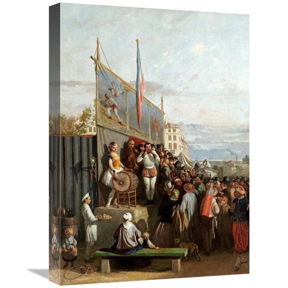 Global Gallery The Travelling Circus Art Print - Charles Edouard Elmerich - 22in.
