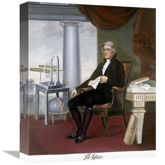 Global Gallery Thomas Jefferson Art Print - Vittorio Bianchini - 16in.