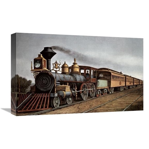 Global Gallery  Through Express Art Print - Currier & Ives - 22in.