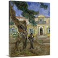 thumbnail image 1 of Global Gallery  Tree & Man - Saint Paul Hospital at Saint Remy Art Print - Vincent Van Gogh, 1 of 1